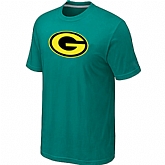 Men's Green Bay Packers Neon Logo Charcoal Green T-shirt,baseball caps,new era cap wholesale,wholesale hats