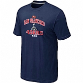 Men's San Francisco 49ers Super Bowl XLVII Heart & Soul D.Blue T-Shirt,baseball caps,new era cap wholesale,wholesale hats