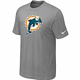 Miami Dolphins Sideline Legend Authentic Logo T-Shirt Light grey,baseball caps,new era cap wholesale,wholesale hats