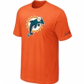 Miami Dolphins Sideline Legend Authentic Logo T-Shirt Orange,baseball caps,new era cap wholesale,wholesale hats