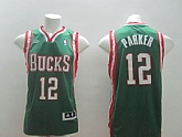 Milwaukee Bucks #12 Parker Revolution 30 Swingman Green Jerseys,baseball caps,new era cap wholesale,wholesale hats