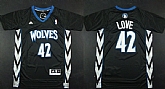 Minnesota Timberwolves #42 Kevin Love Revolution 30 Swingman 2014 Black Jerseys,baseball caps,new era cap wholesale,wholesale hats