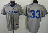 Minnesota Twins #33 Justin Morneau 1948 St. Paul Gray Jerseys,baseball caps,new era cap wholesale,wholesale hats