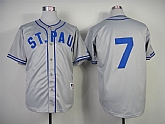 Minnesota Twins #7 Joe Mauer Gray 1948 Throwback Jerseys,baseball caps,new era cap wholesale,wholesale hats