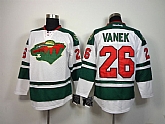 Minnesota Wilds #26 Vanek White Jerseys,baseball caps,new era cap wholesale,wholesale hats