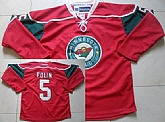 Minnesota Wilds #5 Christian Folin Red Jerseys,baseball caps,new era cap wholesale,wholesale hats