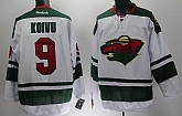 Minnesota Wilds #9 Mikko Koivu 2014 White Jerseys,baseball caps,new era cap wholesale,wholesale hats