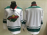 Minnesota Wilds Blank 2014 White Jerseys,baseball caps,new era cap wholesale,wholesale hats