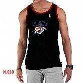 NBA Oklahoma City Thunder Big x26 Tall Primary Logo men Black Tank Top,baseball caps,new era cap wholesale,wholesale hats