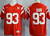 Nebraska Cornhuskers #93 Ndamukong Suh 2013 Red Jerseys,baseball caps,new era cap wholesale,wholesale hats