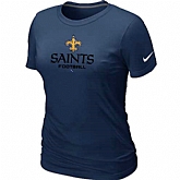 New Orleans Saints D.Blue Women's Critical Victory T-Shirt,baseball caps,new era cap wholesale,wholesale hats