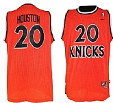 New York Knicks #20 Allan Houston Orange Throwback Swingman Jerseys,baseball caps,new era cap wholesale,wholesale hats