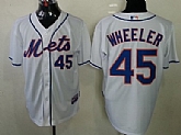 New York Mets #45 Zack Wheeler White Jerseys,baseball caps,new era cap wholesale,wholesale hats