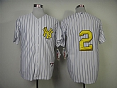 New York Yankees #2 Derek Jeter Fashion White With Golden Jerseys,baseball caps,new era cap wholesale,wholesale hats