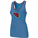 Nike Arizona Cardinals Ladies Big Logo Tri-Blend Racerback stretch Tank Top L.Blue,baseball caps,new era cap wholesale,wholesale hats