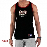 Nike Arizona Diamondbacks Home Practice men Tank Top Black,baseball caps,new era cap wholesale,wholesale hats
