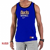 Nike Arizona Diamondbacks Home Practice men Tank Top Blue,baseball caps,new era cap wholesale,wholesale hats