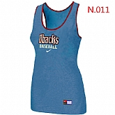 Nike Arizona Diamondbacks Tri-Blend Racerback stretch Tank Top L.Blue,baseball caps,new era cap wholesale,wholesale hats