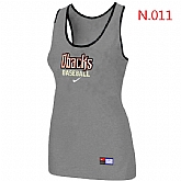 Nike Arizona Diamondbacks Tri-Blend Racerback stretch Tank Top L.grey,baseball caps,new era cap wholesale,wholesale hats