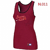 Nike Atlanta Braves Tri-Blend Racerback stretch Tank Top Red,baseball caps,new era cap wholesale,wholesale hats