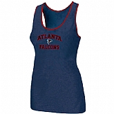 Nike Atlanta Falcons Heart x26 Soul Tri-Blend Racerback stretch Tank Top Blue,baseball caps,new era cap wholesale,wholesale hats