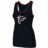 Nike Atlanta Falcons Ladies Big Logo Tri-Blend Racerback stretch Tank Top Black,baseball caps,new era cap wholesale,wholesale hats
