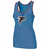 Nike Atlanta Falcons Ladies Big Logo Tri-Blend Racerback stretch Tank Top L.Blue,baseball caps,new era cap wholesale,wholesale hats