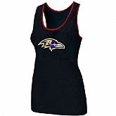 Nike Baltimore Ravens Ladies Big Logo Tri-Blend Racerback stretch Tank Top Black,baseball caps,new era cap wholesale,wholesale hats