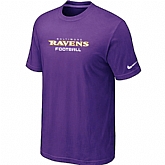 Nike Baltimore Ravens Sideline Legend Authentic Font T-Shirt PURPLE,baseball caps,new era cap wholesale,wholesale hats