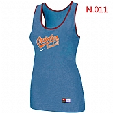 Nike Baltimore orioles Tri-Blend Racerback stretch Tank Top L.Blue,baseball caps,new era cap wholesale,wholesale hats