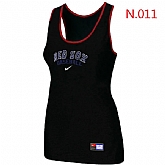 Nike Boston Red Sox Tri-Blend Racerback stretch Tank Top Black,baseball caps,new era cap wholesale,wholesale hats