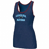 Nike Carolina Panthers Heart x26 Soul Tri-Blend Racerback stretch Tank Top Blue,baseball caps,new era cap wholesale,wholesale hats