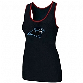Nike Carolina Panthers Ladies Big Logo Tri-Blend Racerback stretch Tank Top Black,baseball caps,new era cap wholesale,wholesale hats