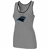 Nike Carolina Panthers Ladies Big Logo Tri-Blend Racerback stretch Tank Top L.grey,baseball caps,new era cap wholesale,wholesale hats