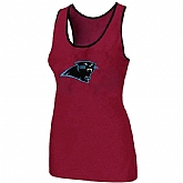 Nike Carolina Panthers Ladies Big Logo Tri-Blend Racerback stretch Tank Top Red,baseball caps,new era cap wholesale,wholesale hats