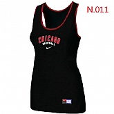 Nike Chicago Cubs Tri-Blend Racerback stretch Tank Top Black,baseball caps,new era cap wholesale,wholesale hats