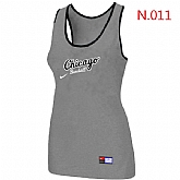 Nike Chicago White Sox Tri-Blend Racerback stretch Tank Top L.grey,baseball caps,new era cap wholesale,wholesale hats