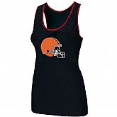 Nike Cleveland Browns Ladies Big Logo Tri-Blend Racerback stretch Tank Top Black,baseball caps,new era cap wholesale,wholesale hats