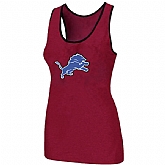 Nike Detroit Lions Ladies Big Logo Tri-Blend Racerback stretch Tank Top Red,baseball caps,new era cap wholesale,wholesale hats