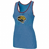 Nike Jacksonville Jaguars Ladies Big Logo Tri-Blend Racerback stretch Tank Top L.Blue,baseball caps,new era cap wholesale,wholesale hats