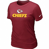 Nike Kansas City Chiefs Authentic Logo Women's T-Shirt Red,baseball caps,new era cap wholesale,wholesale hats