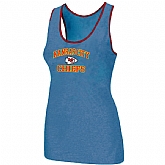 Nike Kansas City Chiefs Heart x26 Soul Tri-Blend Racerback stretch Tank Top L.Blue,baseball caps,new era cap wholesale,wholesale hats