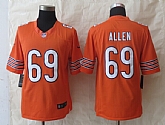 Nike Limited Chicago Bears #69 Allen Orange Jerseys,baseball caps,new era cap wholesale,wholesale hats