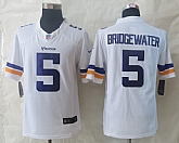 Nike Limited Minnesota Vikings #5 Bridgewater White Jerseys,baseball caps,new era cap wholesale,wholesale hats