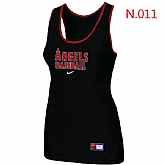 Nike Los Angeles Angels Tri-Blend Racerback stretch Tank Top Black,baseball caps,new era cap wholesale,wholesale hats