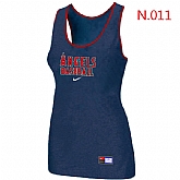 Nike Los Angeles Angels Tri-Blend Racerback stretch Tank Top Blue,baseball caps,new era cap wholesale,wholesale hats