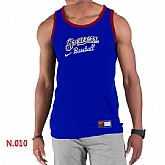 Nike Milwaukee Brewers Home Practice men Tank Top Blue,baseball caps,new era cap wholesale,wholesale hats