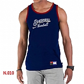 Nike Milwaukee Brewers Home Practice men Tank Top D.Blue,baseball caps,new era cap wholesale,wholesale hats