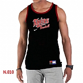 Nike Minnesota Twins Home Practice men Tank Top Black,baseball caps,new era cap wholesale,wholesale hats