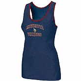 Nike Minnesota Vikings Heart x26 Soul Tri-Blend Racerback stretch Tank Top Blue,baseball caps,new era cap wholesale,wholesale hats